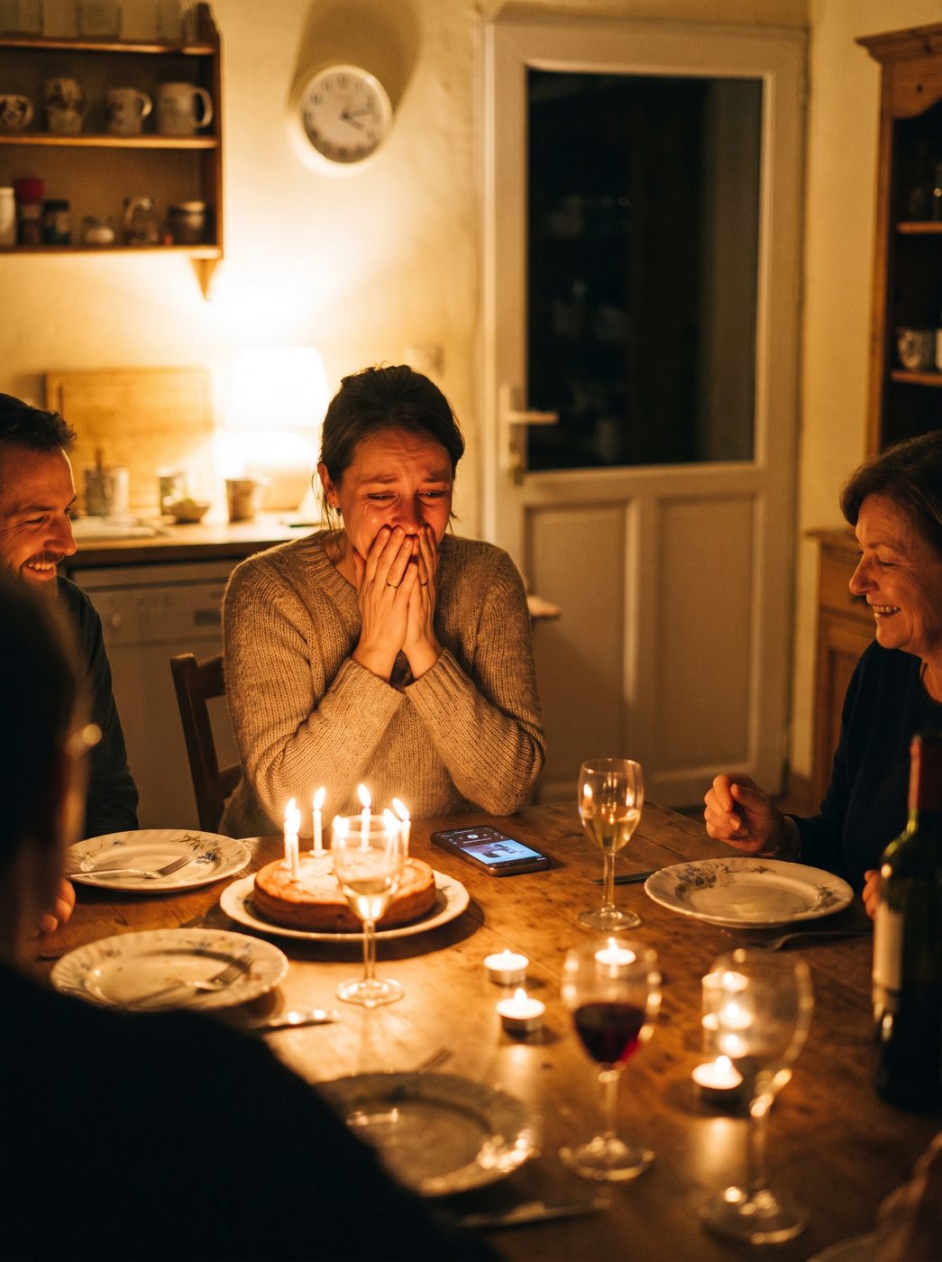 Un dîner d’anniversaire en famille